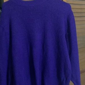 Fluffy Purple Sweater